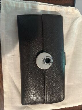 Gucci Black Pebbled Leather Wallet